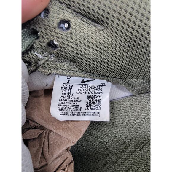 Nike Dunk Low Shoes Medium Olive White DD1503-120 Women's Size 8 - Picture 8 of 8